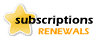 renew your subscription EASILY!